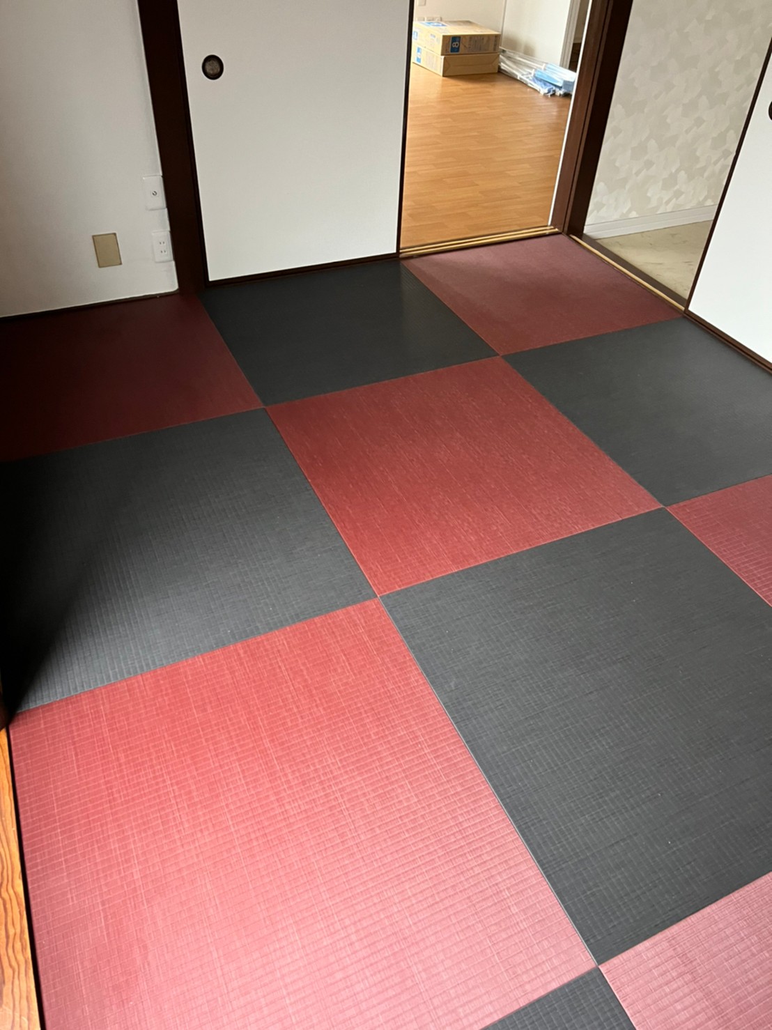 床の貼り替え工事